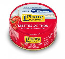 Photo de produit pour Miettes de thon à la tomate 160g