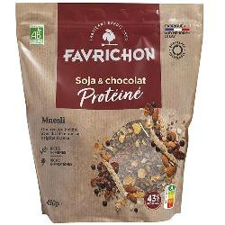 Photo de produit pour Muesli protéiné soja et chocolat 450g