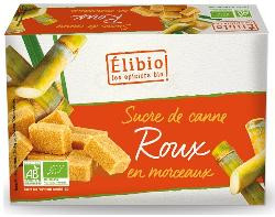 Photo de produit pour Sucre de canne roux en morceaux 1kg