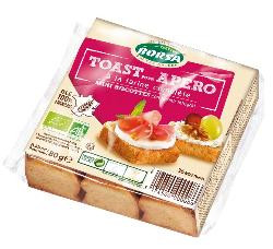 Photo de produit pour Toast pour apéro à la farine complète 80g =36pièces