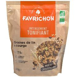 Photo de produit pour Muesli croustillant lin et graines de courges 450g