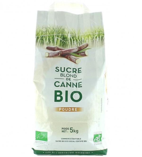 Photo de produit pour Sucre de canne blond équitable sac 5kg