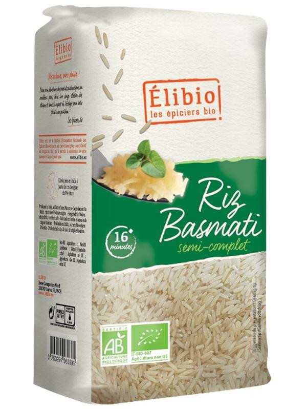 Photo de produit pour Riz Basmati semi-Complet 1kg