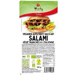 Photo de produit pour Tranches à l'italienne Salami  à base de Seitan, 100g