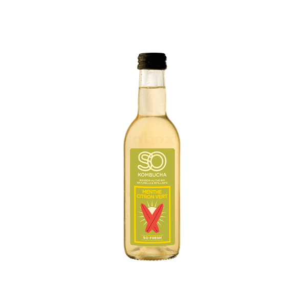 Photo de produit pour So Kombucha menthe citron vert 250ml