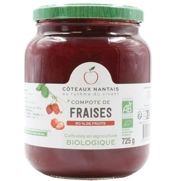 Photo de produit pour Compote de fraise 315g