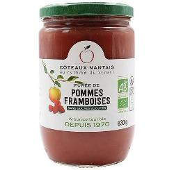 Photo de produit pour Purée pomme-framboise 630g