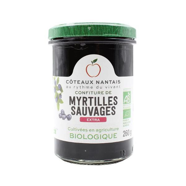 Photo de produit pour Confiture de myrtilles extra 260g