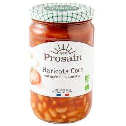 Photo de produit pour Haricots coco cuisinés à la tomate et petits légumes 690g