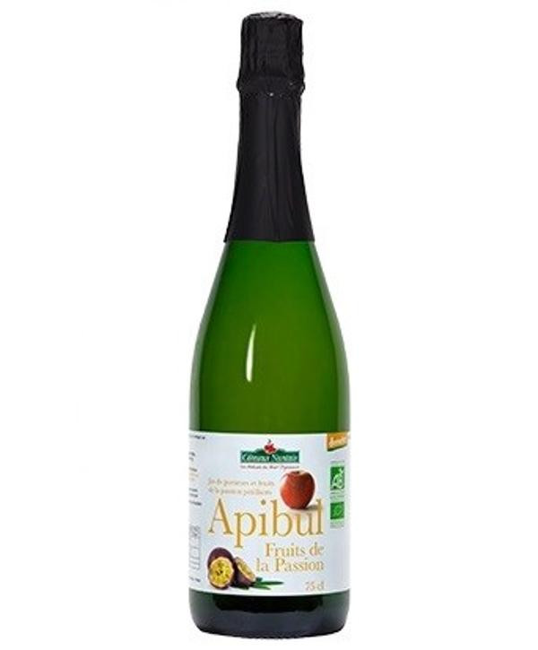 Photo de produit pour Apibul pomme-fruit de la passion 75cl