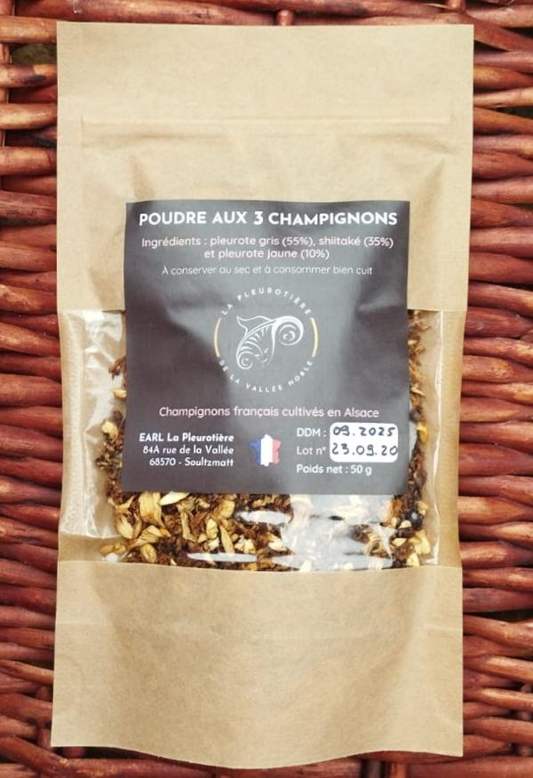 Photo de produit pour Trio de champignon 50g