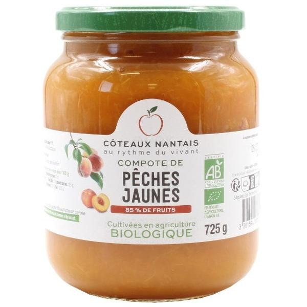 Photo de produit pour Compote pêche jaune 725g