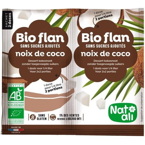 Photo de produit pour Bioflan Noix de coco 2 x 25cl