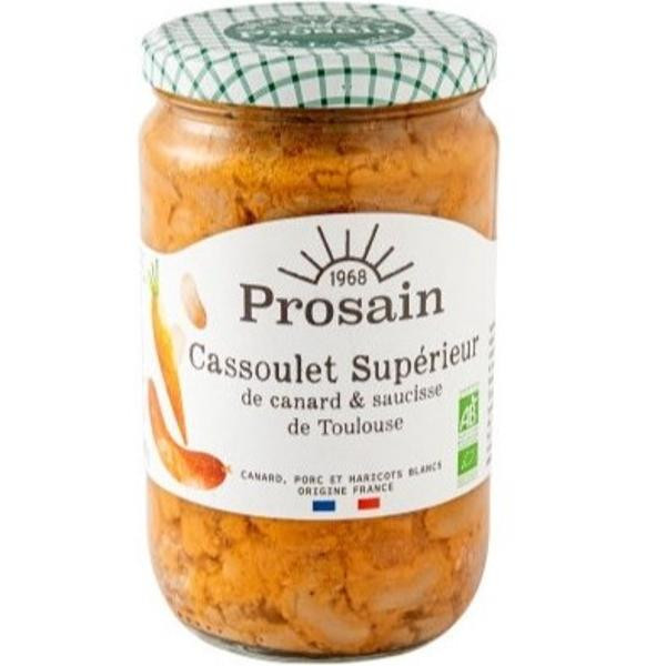 Photo de produit pour Cassoulet au canard et saucisse de Toulouse 680g