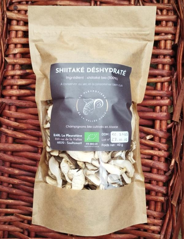 Photo de produit pour Shiitake déshydraté 40g