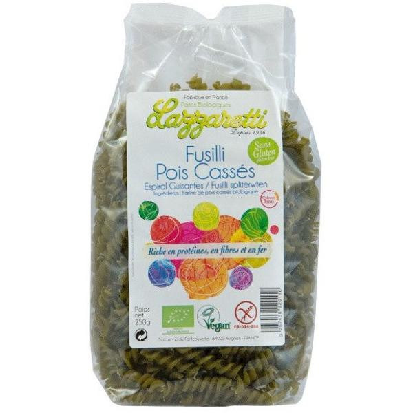 Photo de produit pour Fusilli aux pois cassés 250g