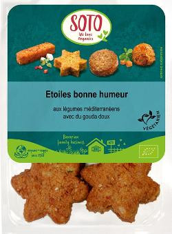 Photo de produit pour Etoiles bonne humeur au fromage et aux légumes 250g