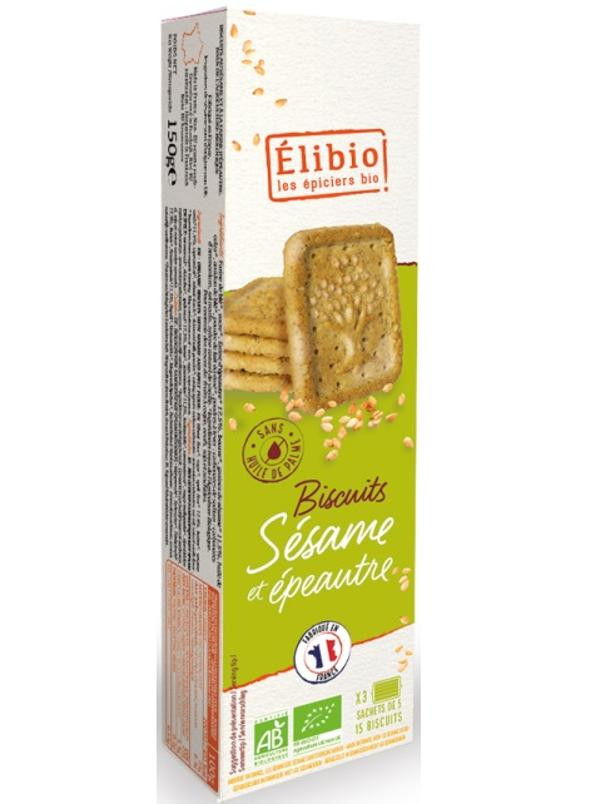 Photo de produit pour Biscuit épeautre sésame 150g