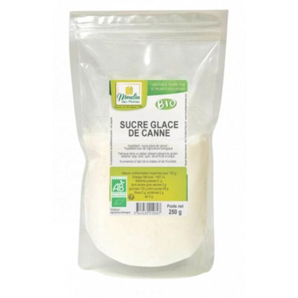 Photo de produit pour Sucre glace de canne 250g