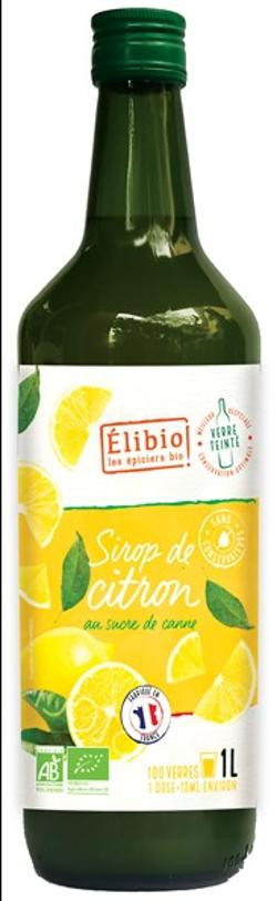 Photo de produit pour Sirop Citron au sucre de canne 1L