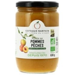 Photo de produit pour Purée pommes pêches 630g