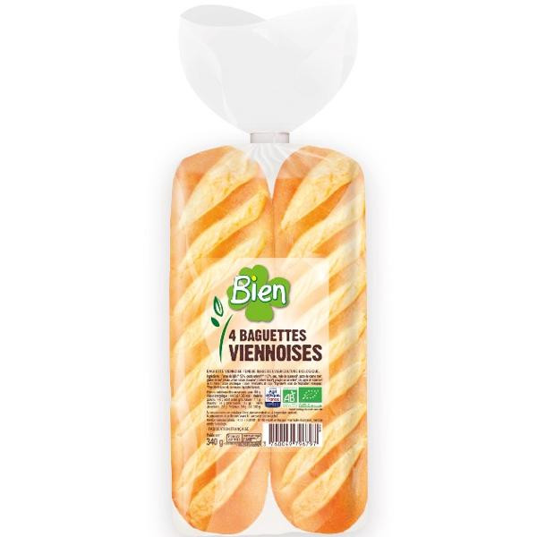 Photo de produit pour Baguettes viennoises x4 - 340g