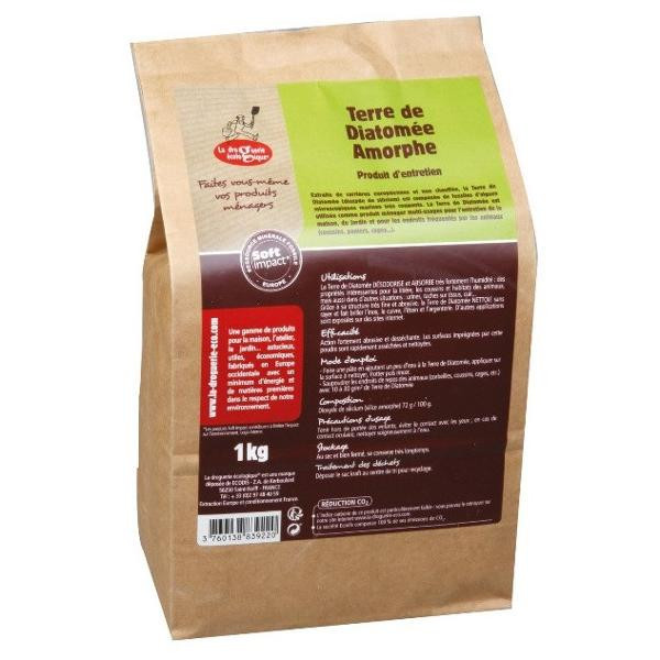 Photo de produit pour Terre de Diatomée amorphe en sac 1kg