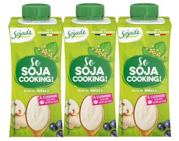 Photo de produit pour Crème de soja cuisine 20cl x3