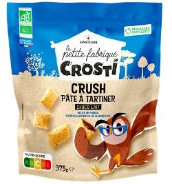 Photo de produit pour Crosti crush pâte à tartiner choco lait 375g