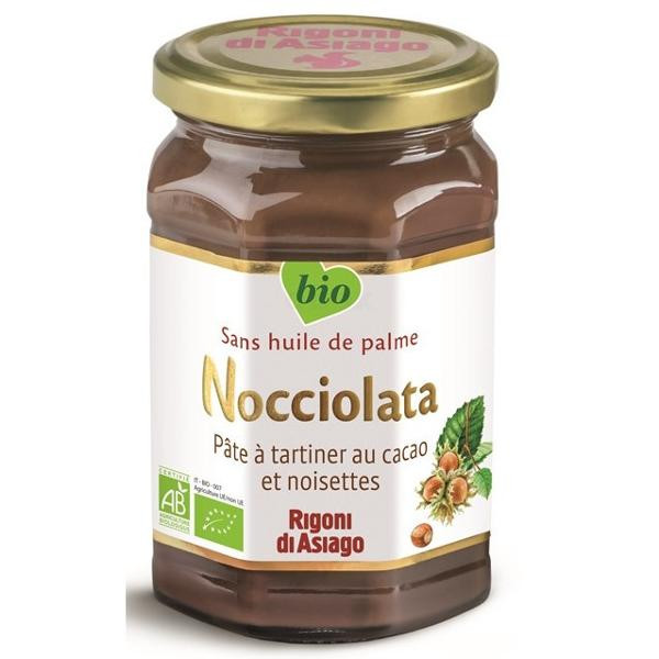 Photo de produit pour Nocciolata, pâte à tartiner cacao et noisettes 325g