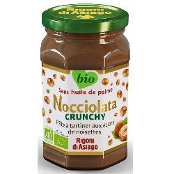 Photo de produit pour Nocciolata crunchy, pâte à tartiner aux éclats de noisettes 250g