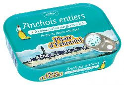 Photo de produit pour Anchois entier à l'huile d'olive vierge extra 115g