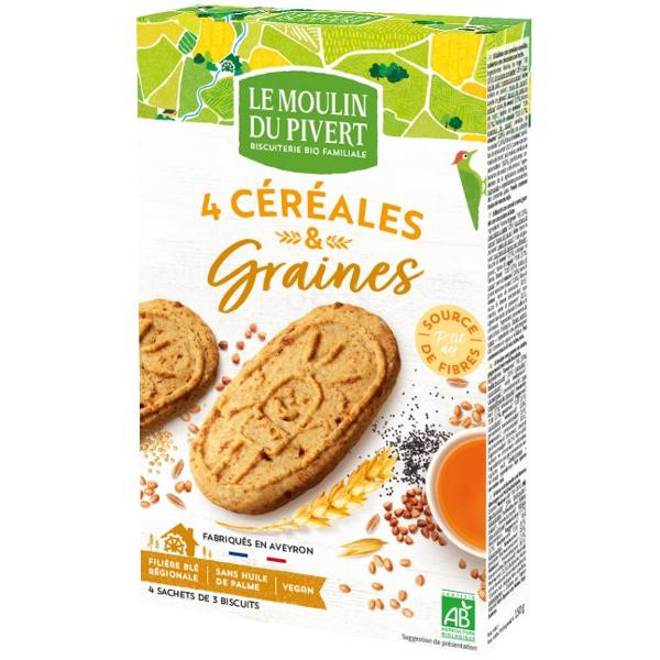 Photo de produit pour P'tit déj multicéréales et graines 190g