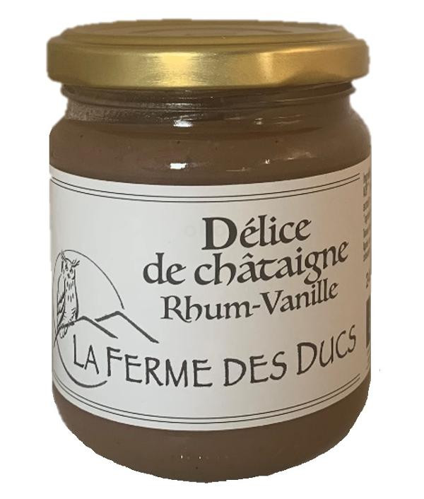 Photo de produit pour Délice de châtaigne Rhum-Vanille - 240g