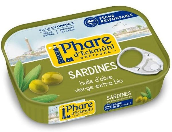 Photo de produit pour Sardine à l'huile d'olive 135g