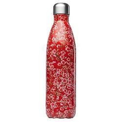 Photo de produit pour Bouteille isotherme  Flowers Rouge - 750ml