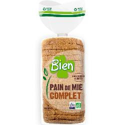 Photo de produit pour Pain de mie complet sans sucres ajoutés 280g