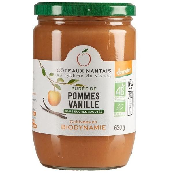 Photo de produit pour Purée pomme-vanille Demeter 630g