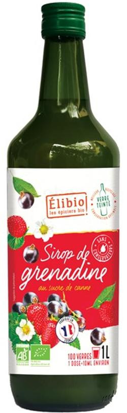 Photo de produit pour Sirop Grenadine au sucre de canne 1L