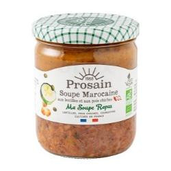 Photo de produit pour Soupe marocaine aux lentilles et aux pois chiches 420g