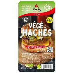 Photo de produit pour Steack Végé-Hachés x2, à base de Seitan 200g