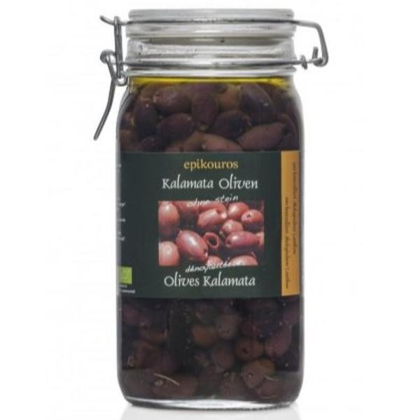 Photo de produit pour Olives noires Kalamata dénoyautées bocal 1,5kg