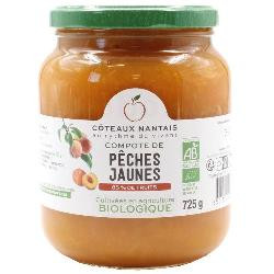 Photo de produit pour Compote pêche jaune 725g