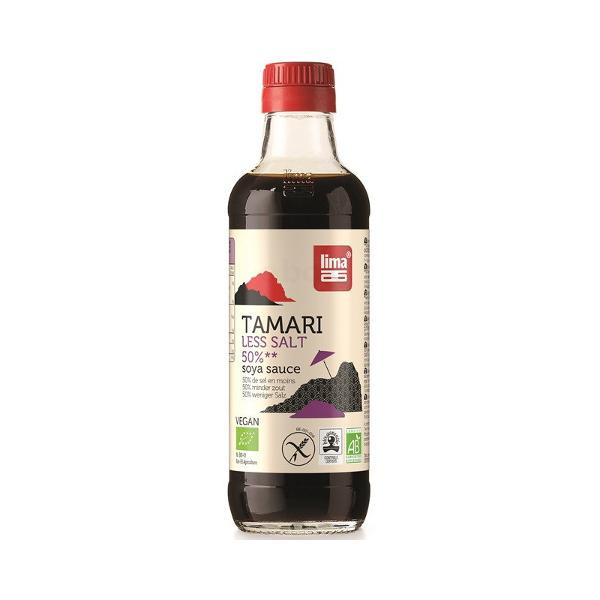 Photo de produit pour Tamari 50% sel en moins 250ml