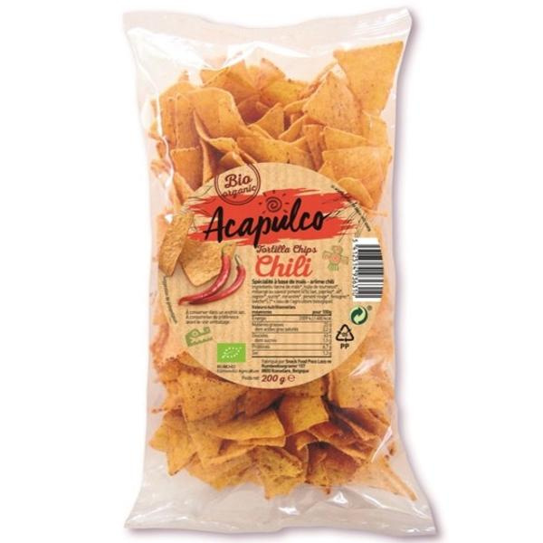 Photo de produit pour Tortilla chips chili 200g