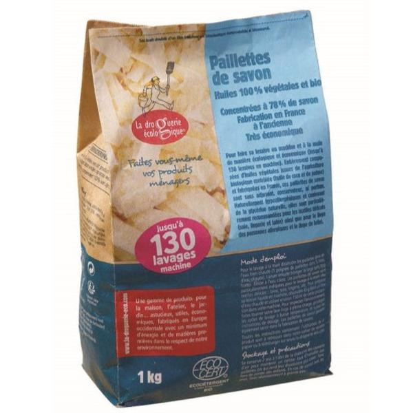 Photo de produit pour Paillettes de savon huiles bio en sac 1kg