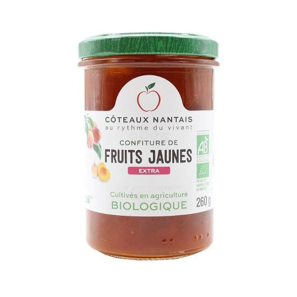 Photo de produit pour Confiture fruits jaunes extra 260g