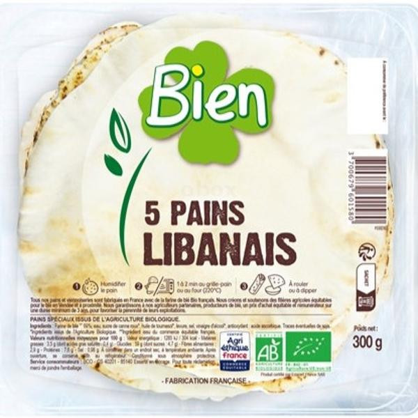 Photo de produit pour Pain libanais x 5 - 300g