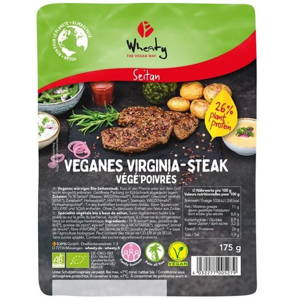 Photo de produit pour Végé'Poivrés, à base de Seitan 175g