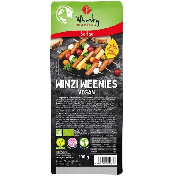 Photo de produit pour Winzi Weenies, à base de Seitan 200g